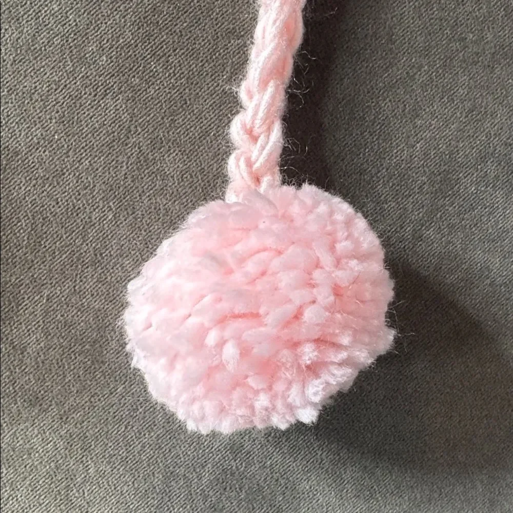 Daisy Baby Infant Fuzzy Lil’ Cat Beanie Hat Pink Size 0-6 months NWT